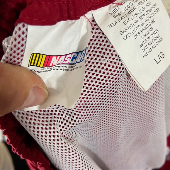 Men’s red NASCAR bathing suit size large - Picture 7 of 9